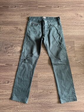 Naked & Famous Denim Straight Jeans in Dark Teal